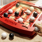 Logik-Schach-Schienenspiel, Lernspielzeug, Schienenschachspiel, Vier-Gewinnt-Spiel, lustiges 2-Spieler-Puzzle-Brettspiel-Set für den Tisch