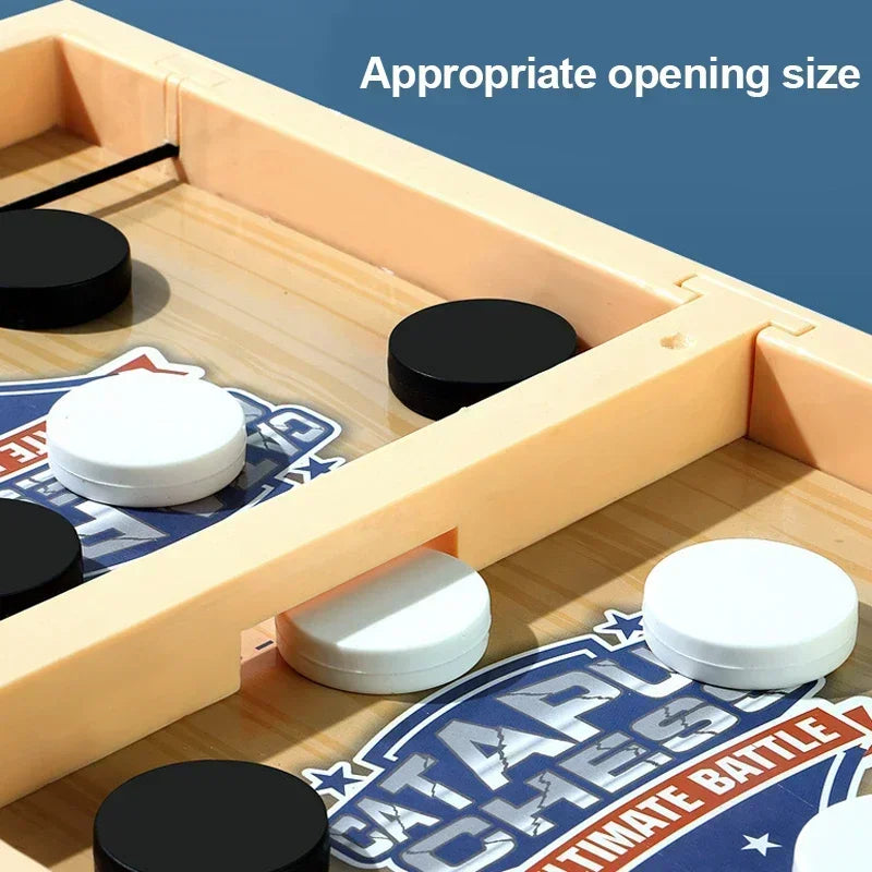 Fast Sling Puck Spiel Schleuder-Schach Tischschach Puzzle Partyspiel Erwachsener Kind Familienspiel Desktop-Battle-Brettspiele