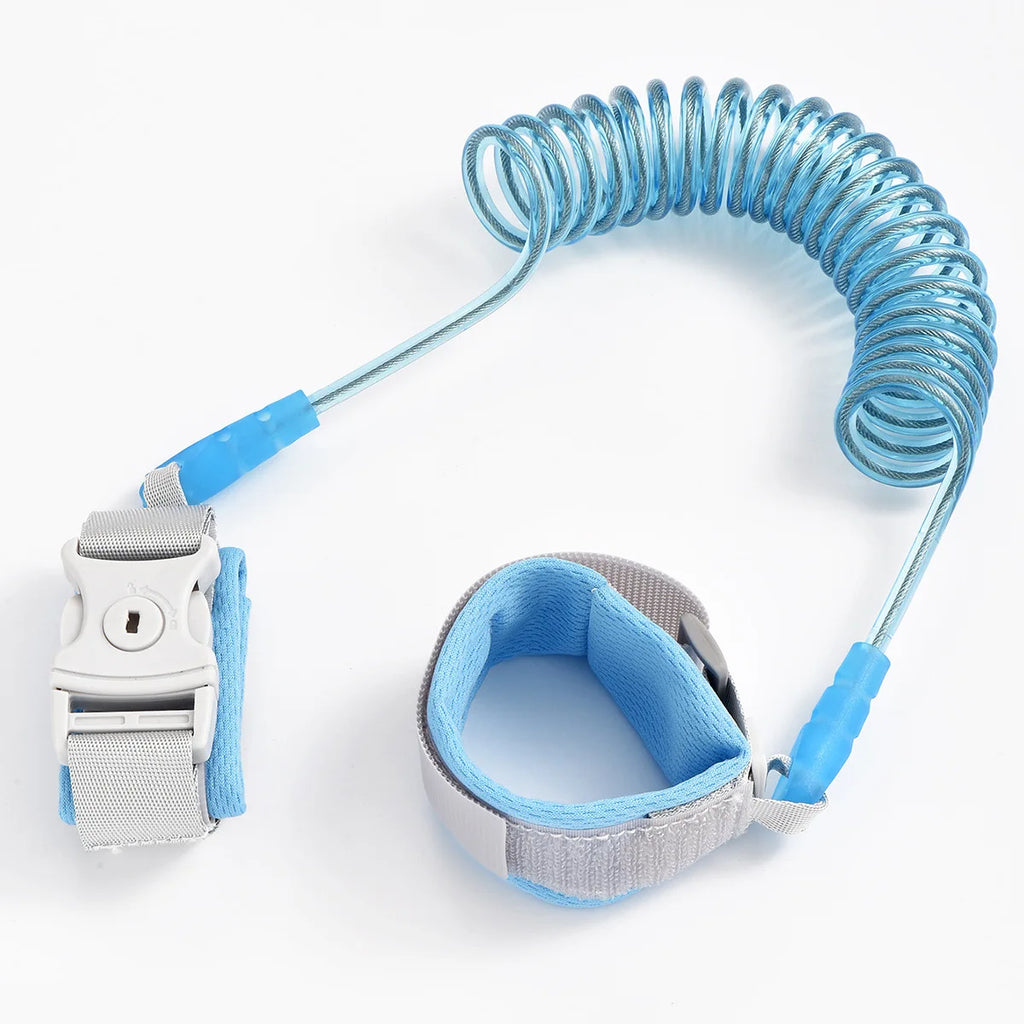 Babysicherheit 2M Anti-Verlust-Traktionsseil für Kinder Armband Schloss und Schlüssel Sicherheits-Traktionsgurt für Kinder Reisen Outdoor