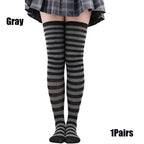 Farbige gestreifte Strümpfe Japanische Overknee-Socken Mode Frauen Warmhalten Socken Sexy Schlanke Lange Socken Strumpfwaren JK Cosplay Lolita Y2k