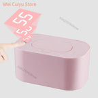 New Baby Wipe Warmer Heater Wet Towel Dispenser Napkin Heating Box Home/Car Use Mini Wipe Warmer Case Disinfecting Wipes