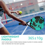 Leichter Carbonfaser-Käfig-Padel-Schläger | Tennisschläger Sportgeräte Fitness und Gesundheit, gute Elastizität, hohe Qualität!
