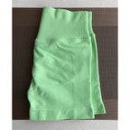 TKITK Shorts Nahtlose Yogahosen Damen Fitness Outfits Shark Bite Shorts für Fitnessstudio Laufen Radfahren Leggings