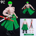 9L3D Gedruckte Anime One Piece Naruto Demon Slayer Dummy13 Lucky T13 Bewegliche Shapeshift Actionfiguren Mannequin Spielzeug Sammlerstücke