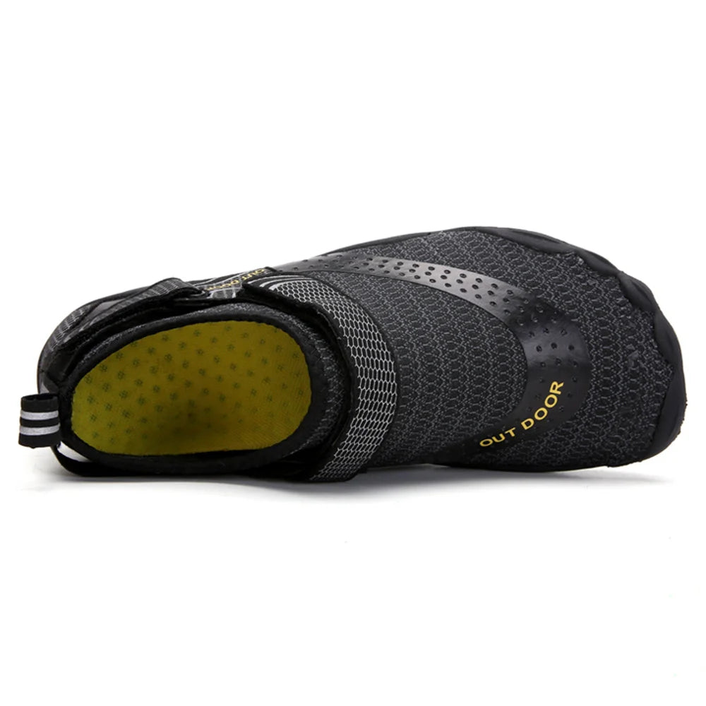 Herren Damen Wasserschuhe Schnell Trocknend Rutschfest Fünf-Finger-Schuhe Outdoor-Watschuhe Schwimmschuhe Barfuß Aquaschuhe Leichte Sneakers