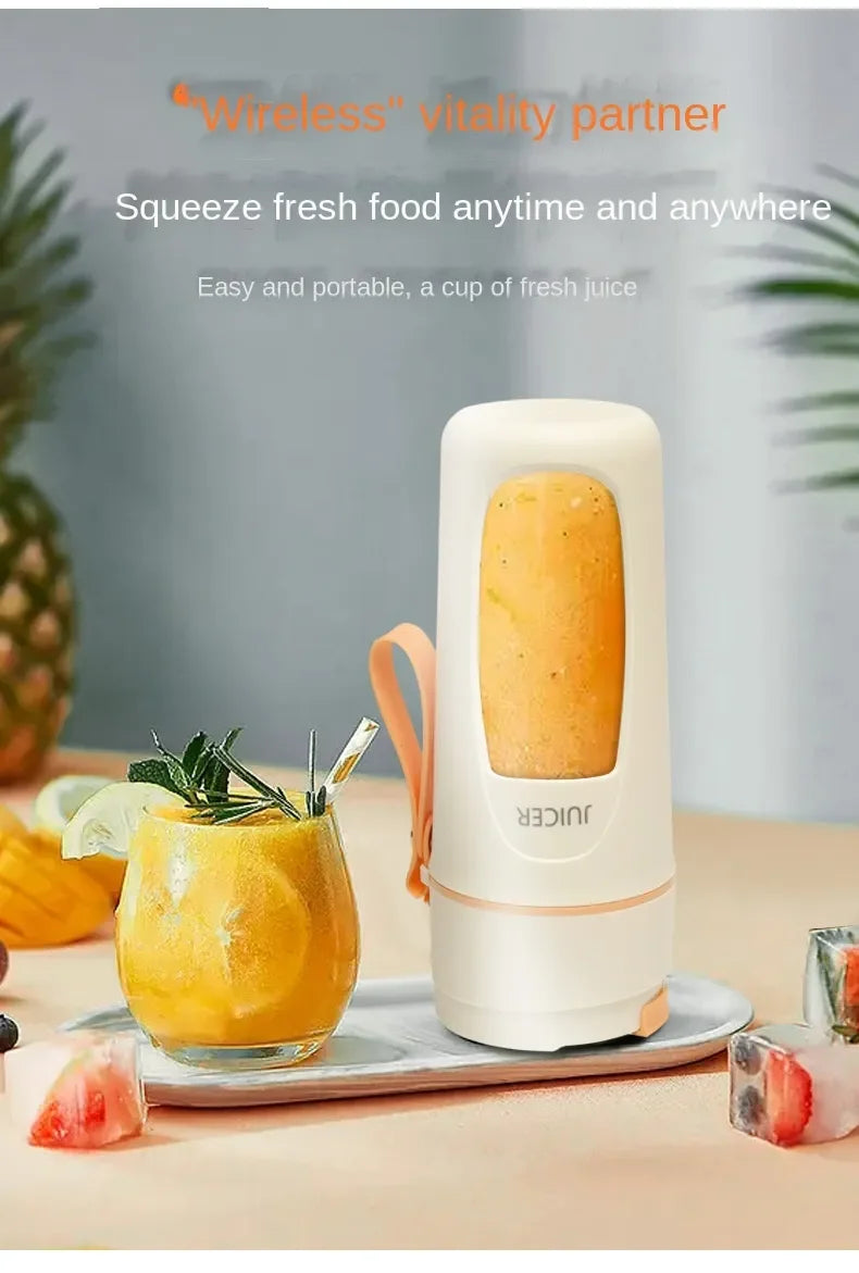 Tragbarer Entsafter Mini Elektrischer Mixer Multifunktions-Entsaftermaschine Obstmixer Extraktoren Smoothie-Mixer 8 Klingen 3000mAh