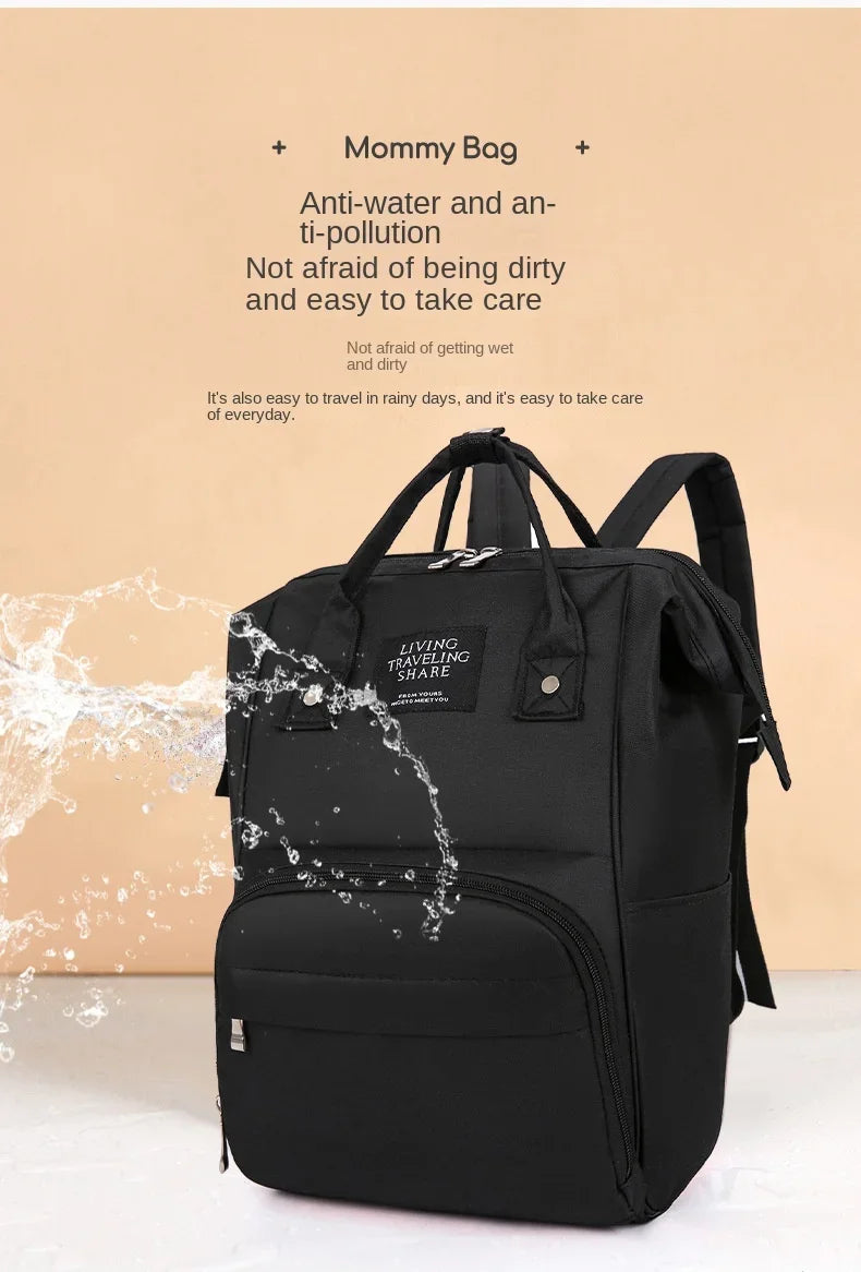 Wickelrucksack Windeltasche Mama Große Kapazität Taschen Mama Baby Multifunktionale Wasserdichte Outdoor Reise Windeltaschen für die Babypflege