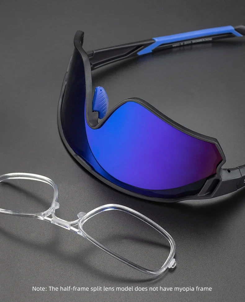 ROCKBROS Fahrrad Polarisierte Brille MTB Rennrad Sonnenbrille UV400 Fahrrad Sonnenschutz Leicht Unisex Fahrrad Sportausrüstung