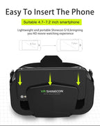 VR Brille Virtual Reality Headset Viar Geräte Helm 3D Linsen Smart Goggles Für Smartphones Telefon Mobile Gogle Spiel Zubehör