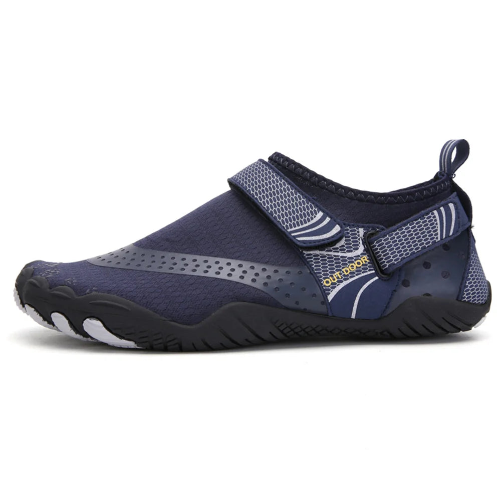 Herren Damen Wasserschuhe Schnell Trocknend Rutschfest Fünf-Finger-Schuhe Outdoor-Watschuhe Schwimmschuhe Barfuß Aquaschuhe Leichte Sneakers