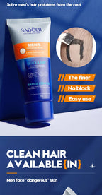 Haarentfernungscreme für Herren Dauerhafter Epilierer für den Intimbereich Schmerzfreier Haarentferner Wachstumshemmer Spray Geeignet für empfindliche Haut