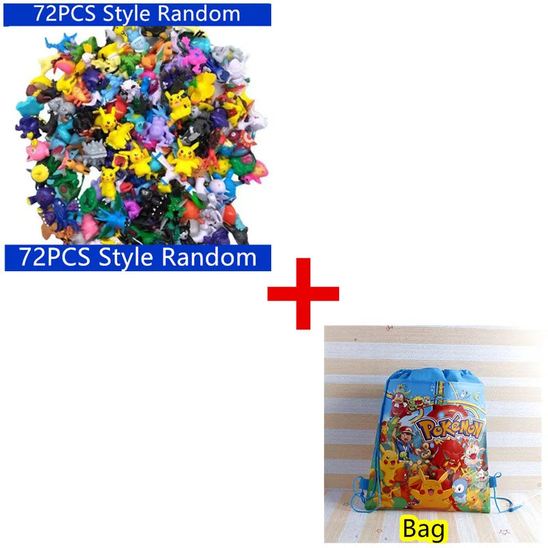 144 Anime Stil Actionfigur Modell Pokémon Figur Spielzeug Ornament Dekoration Sammlerstücke Spielzeug für Kinder Weihnachtsgeschenk