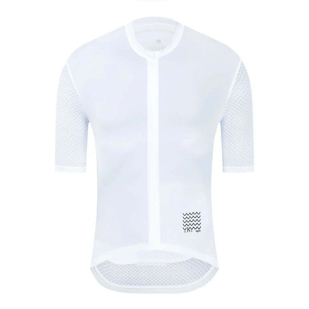 YKYWBIKE Herren Classic Radtrikot Sommer Fahrrad Pro Team Kurzarm Trikot Radsport Maillot Rennrad Atmungsaktive Kleidung