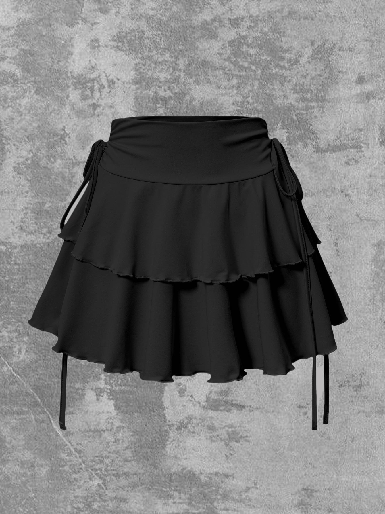 Neuer einfarbiger Rock Damen Sommer Mode Outdoor Vielseitig Hohe Taille Schmal Geschnitten Elastischer Bund Kurzer Rock Ware Auf Lager Hauptbild