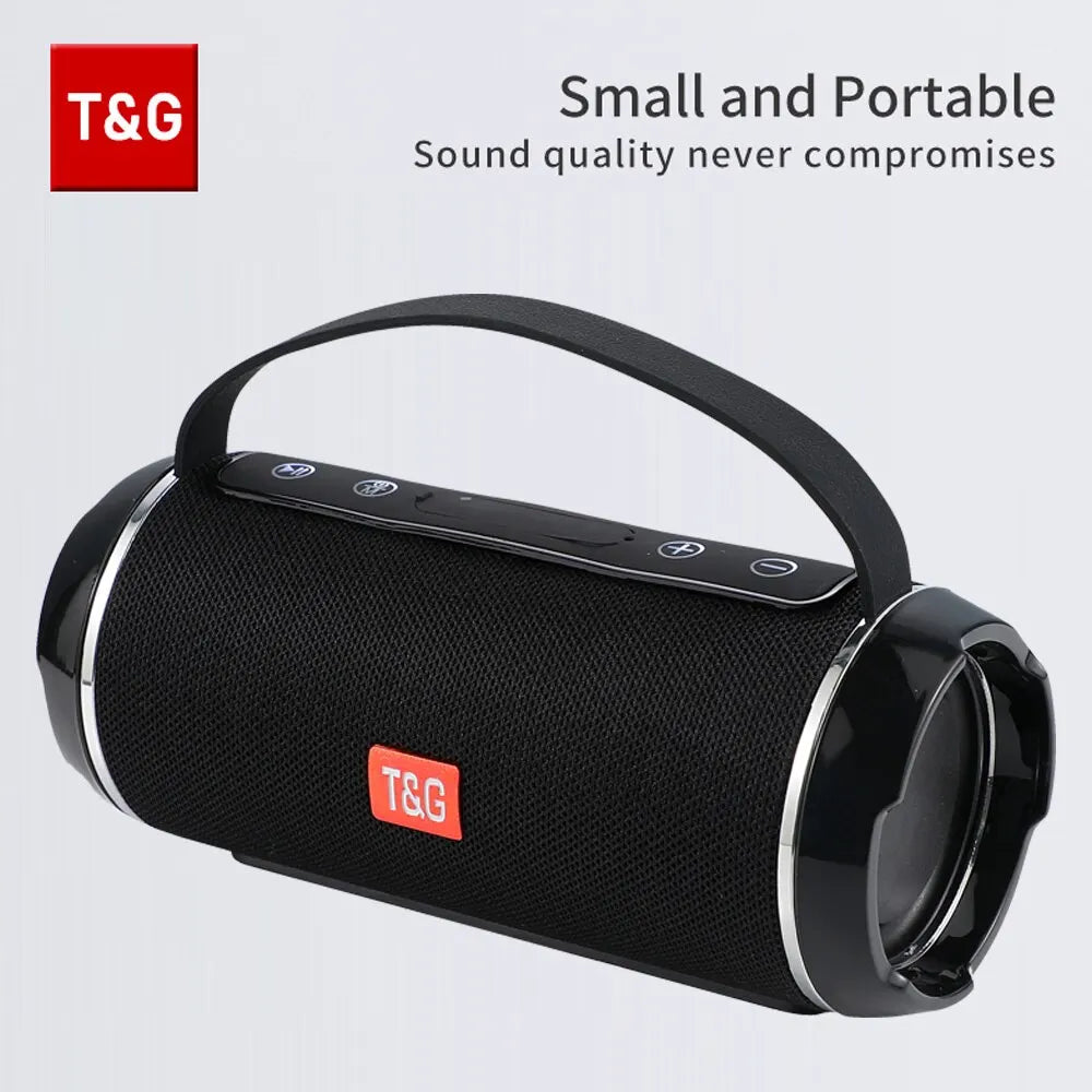 Bluetooth Speaker TG116c TWS Wireless Powerful Box Portable Outdoor Speakers Waterproof Subwoofer 3D Stereo Sound HandsFree Call Main image