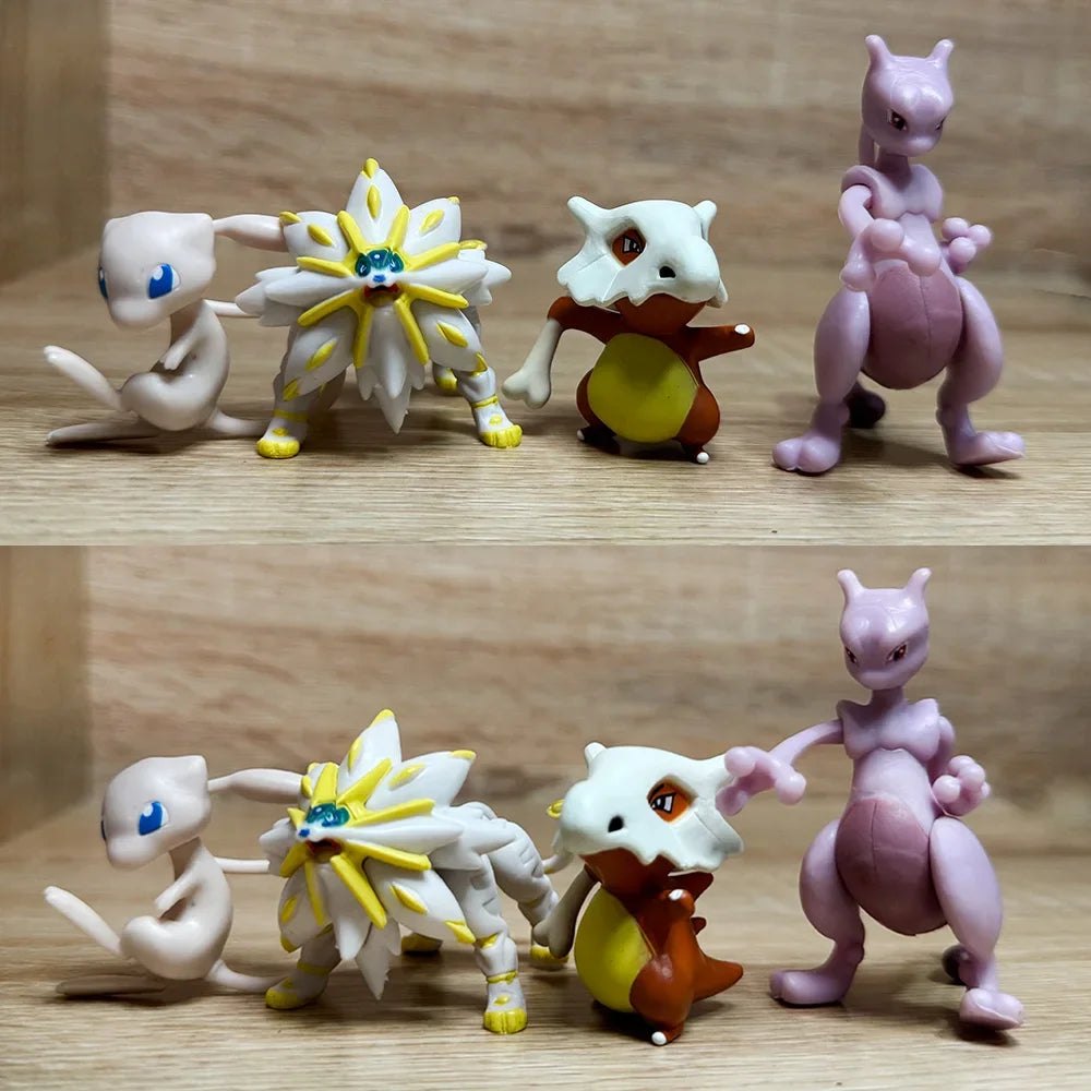 Pokémon Actionfigur Pikachu Spielzeug Glumanda Schiggy Bisasam Taschenmonster Kleine Figur Kindergeschenk