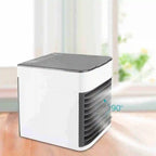 Mini Klimaanlage Tragbar USB mit Luftbefeuchter, Eiskühlung, perfekt für die Sommerhitze, ideal für Schreibtische und kleine Räume.