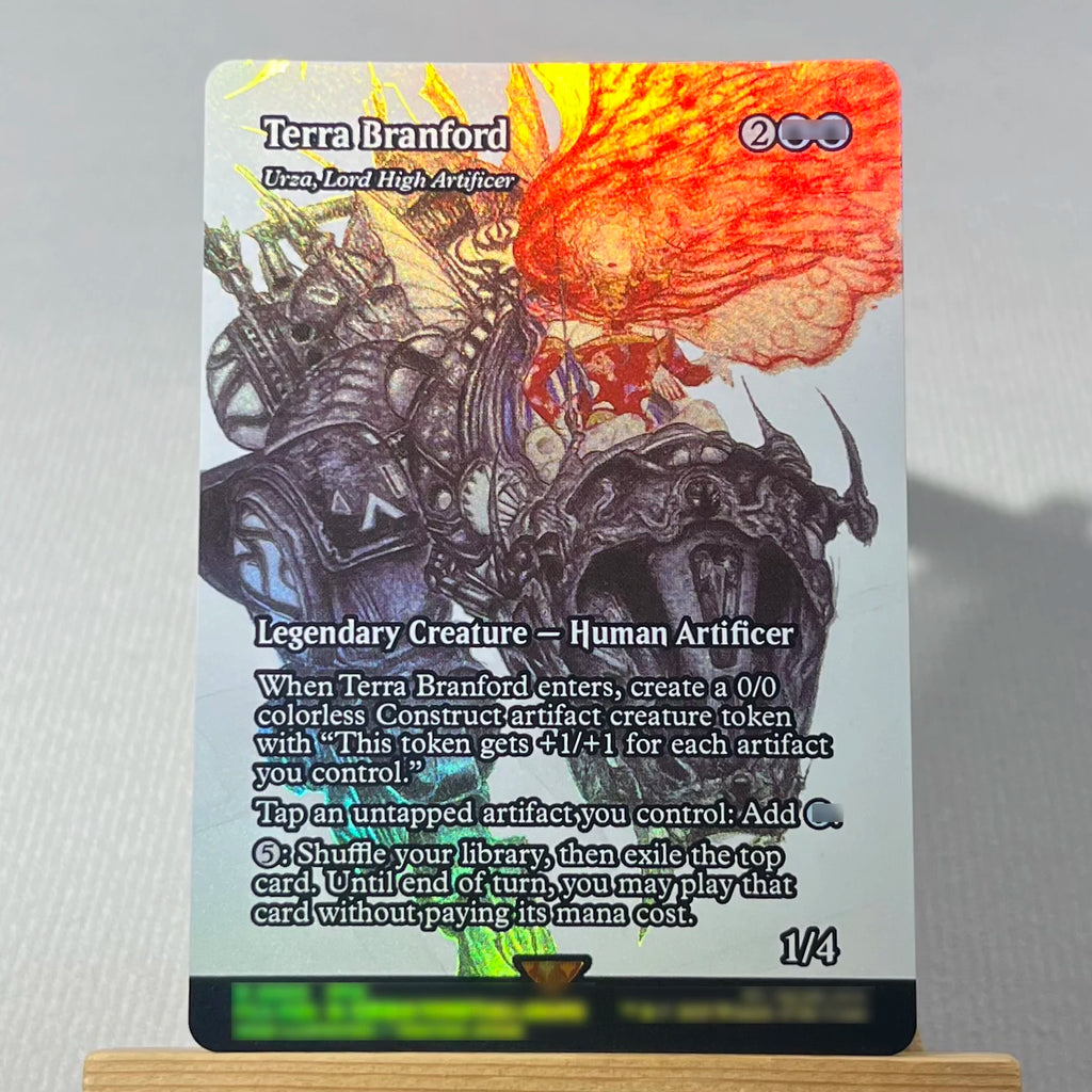 FCA FIN FIC PIP LTR FOIL4-002 magische Karten Antiker Kupferdrache Tcg Proxy Reisender Chocobo Celes, Runenritter Gathering