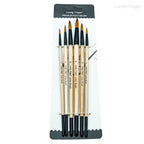 6/24/30Pcs Artist Paint Brush Set for Watercolor, Acrylic, Oil and All Media, Suitable for Canvas, Paper, Ceramic, Nylon Hair, W