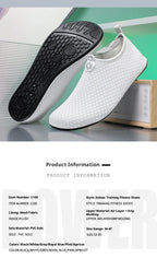 Unisex Badeschuhe Schnell Trocknend Rutschfeste Aqua-Schuhe Atmungsaktive Strandschuhe Tauchschuhe Watschuhe Sneaker für Herren Damen Outdoor Sp