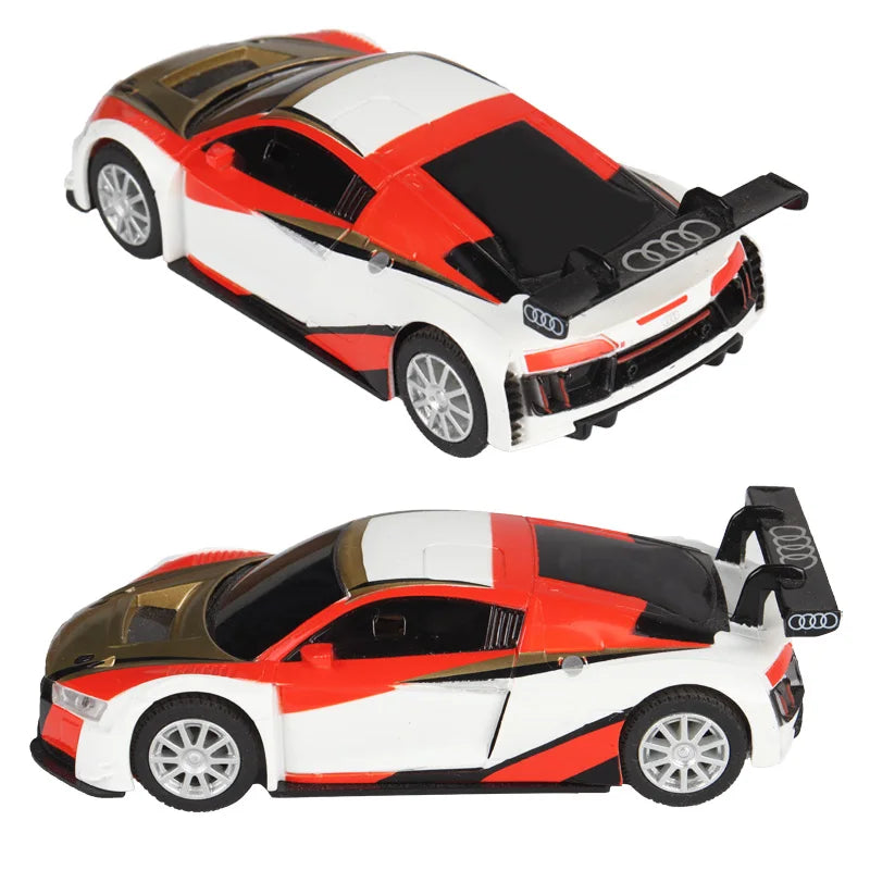 Analog Slot Car Rennen R8 Polizei 1 43 Set Elektrisches Auto Geschenk Kinder für Scalextric Compact Go Ninco Scx Cars Spielzeug