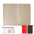 Neue Outdoor-Camping feuerfeste Matte Picknick Barbecue Isolationsmatte flammhemmend Hochtemperatur-Feuerdecke Fiberglasmatte