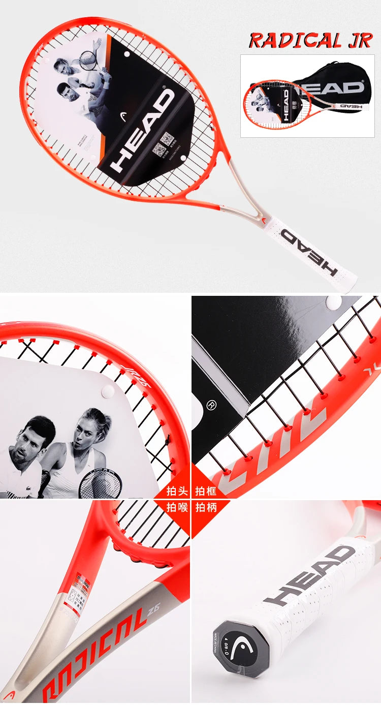 HEAD 2026 Neuer Carbon Tennisschläger für Herren Damen Tenis Raquete Blau