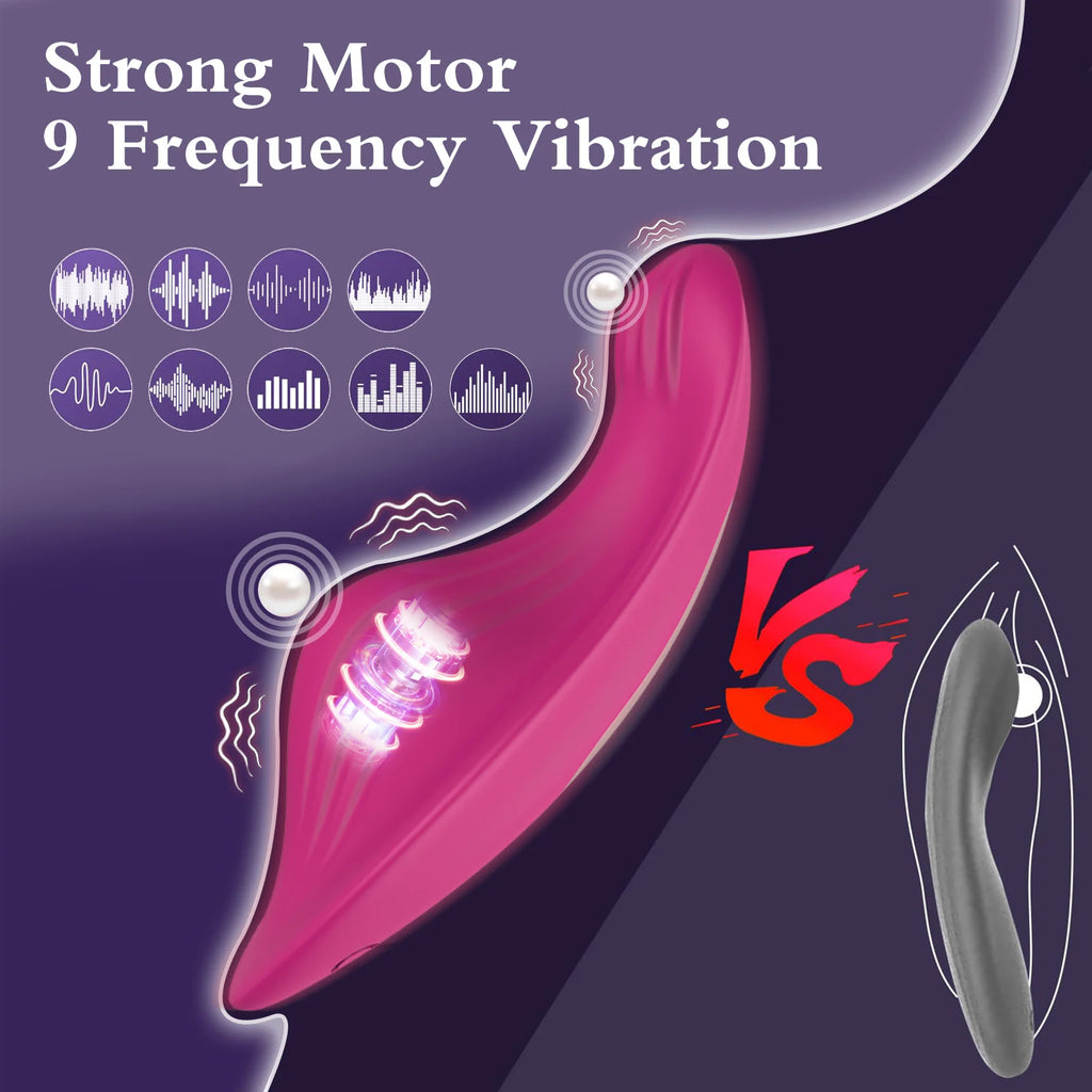 APP-gesteuerter G-Punkt-Klitoris-Vibrator für Frauen, Klitorisstimulator, tragbarer Vibrationshöschen-Massager, Sexspielzeug, Erwachsenenprodukte