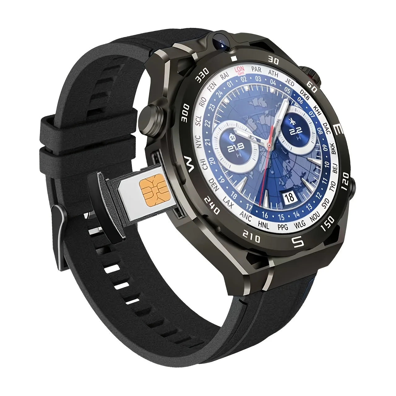 2026 Neue Smartwatch, kabelloses Telefonieren, KI-Sprache, über 40 Sportmodi, Outdoor-Fitness, lange Akkulaufzeit, Musik- & Nachrichtenbenachrichtigung, Unisex-Geschenk