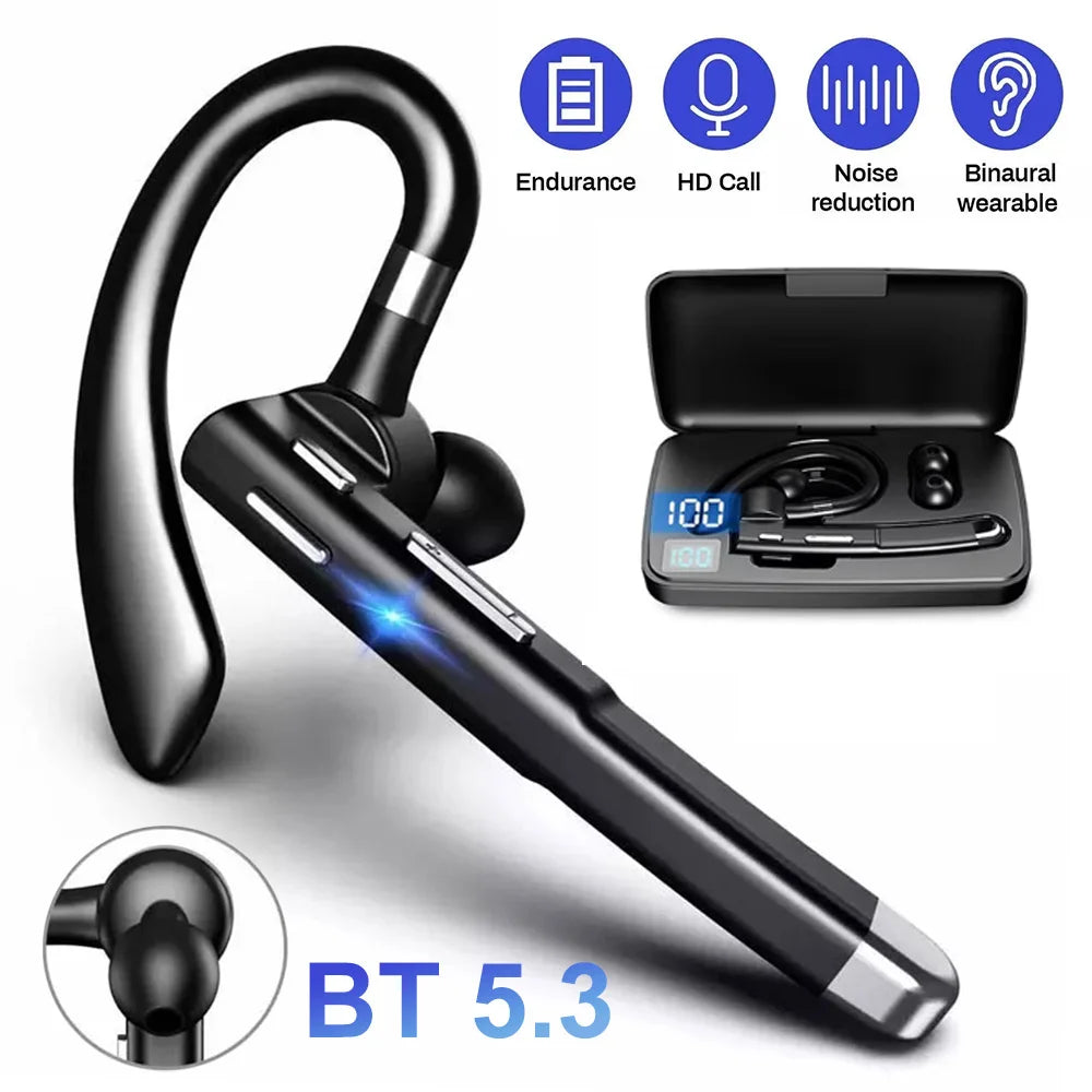 YYK-520 Kabellose Kopfhörer Business Bluetooth 5.3 Ohrhörer Freisprechanruf Mikrofon Geräuschunterdrückung Headset In-Ear-Kopfhörer zum Autofahren Hauptbild