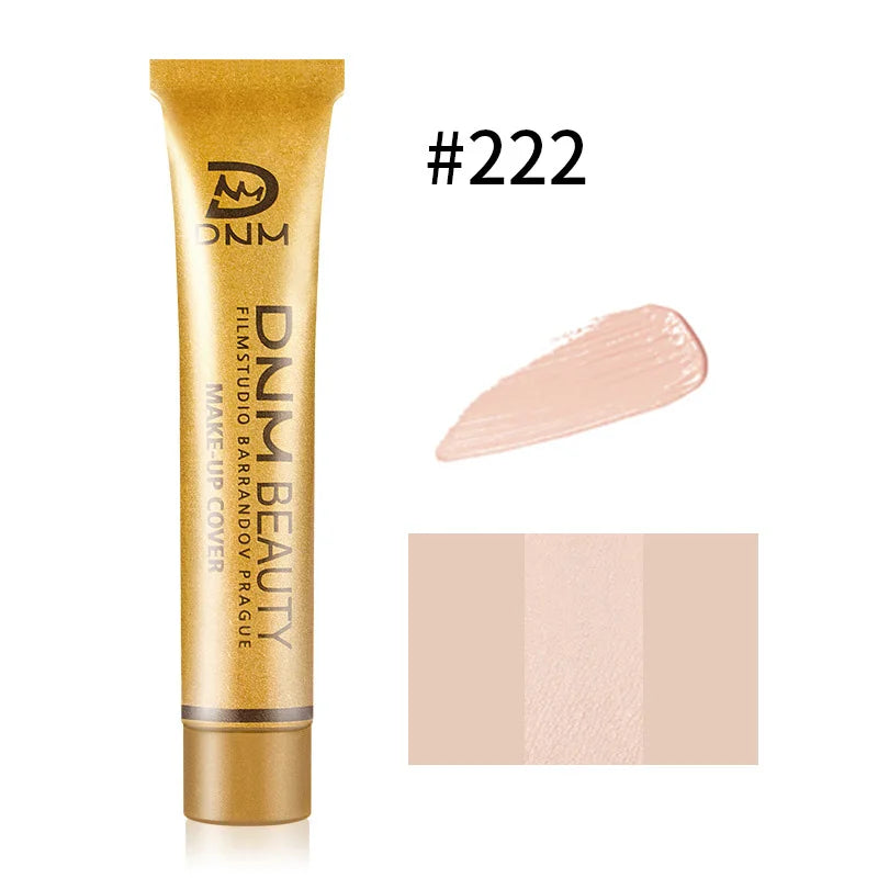 Full Skin Concealer Foundation Cream Professionelle Gesichts-Makel-Abdeckung, Augenringe, Tattoo-Kontur-Make-up, Flüssig-Concealer-Kosmetik