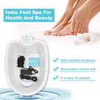 Detox Ionen Elektrische Fußbad Massager Maschine Fußbad Reinigungsfußspa Vibrations-Whirlpool Pflege Arrays Aqua Gesundheitstherapie
