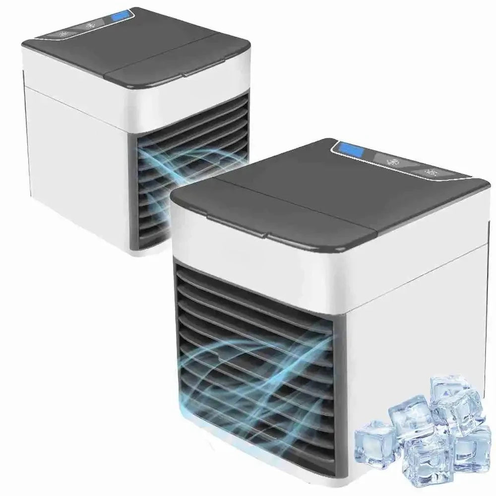 Mini Klimaanlage Tragbar USB mit Luftbefeuchter, Eiskühlung, perfekt für die Sommerhitze, ideal für Schreibtische und kleine Räume. Hauptbild