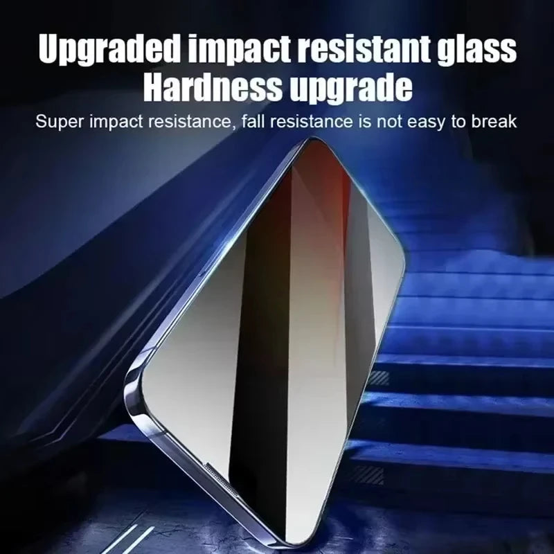 Staubfrei Installierbares Gehärtetes Glas für iPhone 16 15 14 Plus 17 Pro Max Air 13 12 Mini 11 XR XS Oleophobe Beschichtung Displayschutzfolie