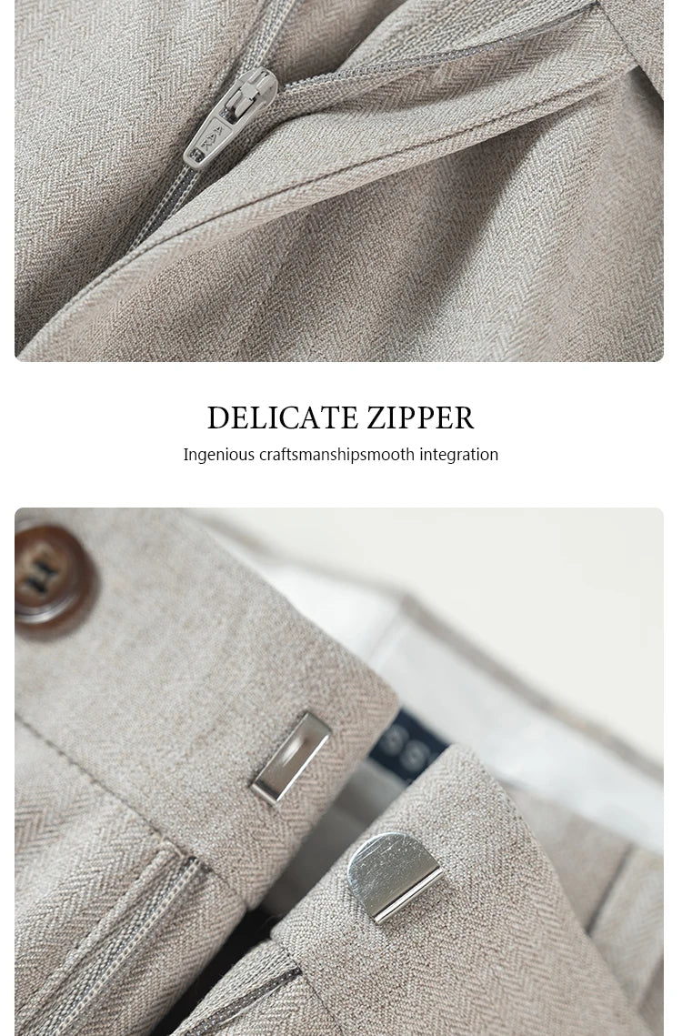 ST Cassy Dunkelblau Eleganter Herrenanzug 2-teiliges Set Moderne Hochzeitsanzüge für Herren Stilvoller Business-Büroanzug