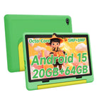 Kinder-Tablet 10 Zoll Android15 20GB RAM 64GB ROM 128GB erweiterbar 5000mAh 8-Core WiFi Bluetooth Kindergeschenk KIDOZ Kindersoftware