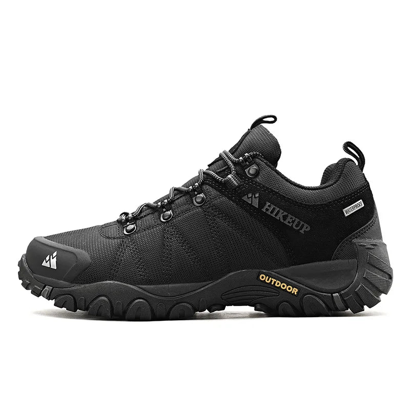 HIKEUP Rutschfeste Herren Wanderschuhe Atmungsaktive Outdoor Abriebfeste Spritzwassergeschützte Kletterschuhe Herren Sneaker Tourismus Bergschuhe