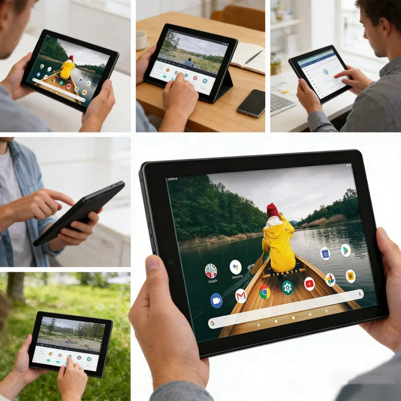 10,1 Zoll 2 GB RAM 32 GB ROM V9 Tablet-PC MT8167 CPU Android 9.0 Quad-Core unterstützt WIFI 1280 x 800 IPS-Bildschirm Dual-Kamera