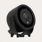 Neuer Sprühnebelventilator, befeuchtend, schnelle Kühlung, Aufhängeloch, geräuscharm, digitale Anzeige, Tastensteuerung der Geschwindigkeit, fein absorbierbar