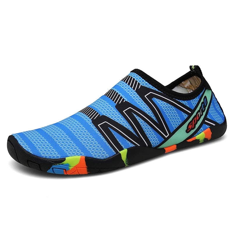 Aqua Schuhe Schnelltrocknende Strandschuhe Wasserschuhe Unisex Schwimm-Aqua-Slipper Barfuß-Surf-Fluss-Turnschuhe Leichte Strand-Sommer-Schuhe