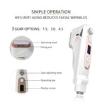 Professioneller Mini HIFU Gesichtsverjüngung Anti-Aging Falten Schönheitsgerät Ultraschall Hautpflege SPA Salon Heimgebrauch für Frauen