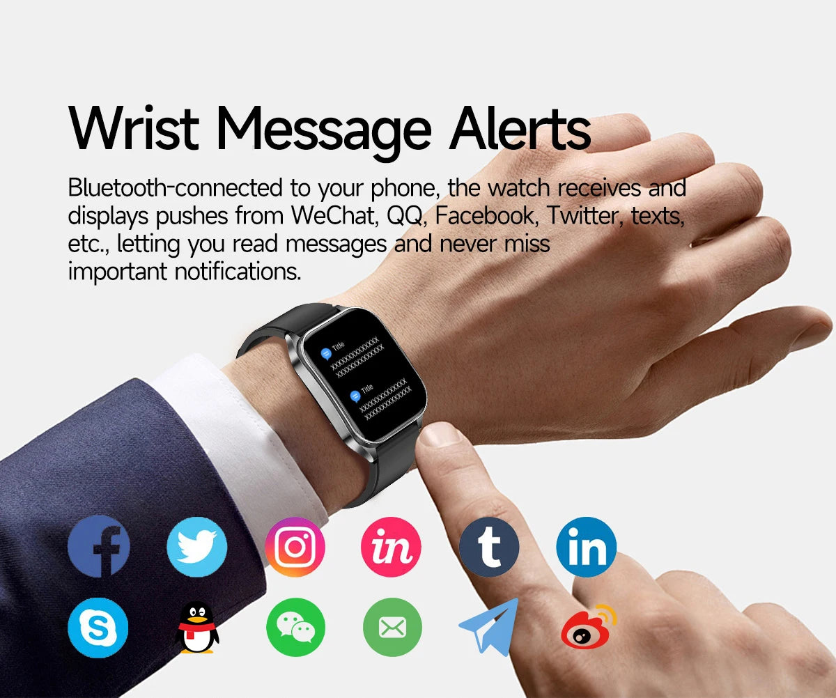 2026 Neue Gesundheits-Smartwatch Lasertherapie Reduziert Drei Hochs Blutsauerstoff Blutdruck Harnsäure Blutfette EKG-Smartwatch Für Herren