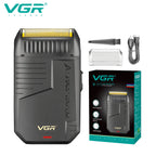 VGR Rasierer Wiederaufladbarer Rasierer Professioneller Bartschneider Elektrischer Trimmer Schwingrasierer Finishing Shaver für Herren V-375