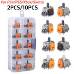 Ersatz Hall Effect Joystick 3D Analog Sensor ThumbStick für PS5/PS4/Xbox One/Switch Pro Controller Reparaturteile Zubehör