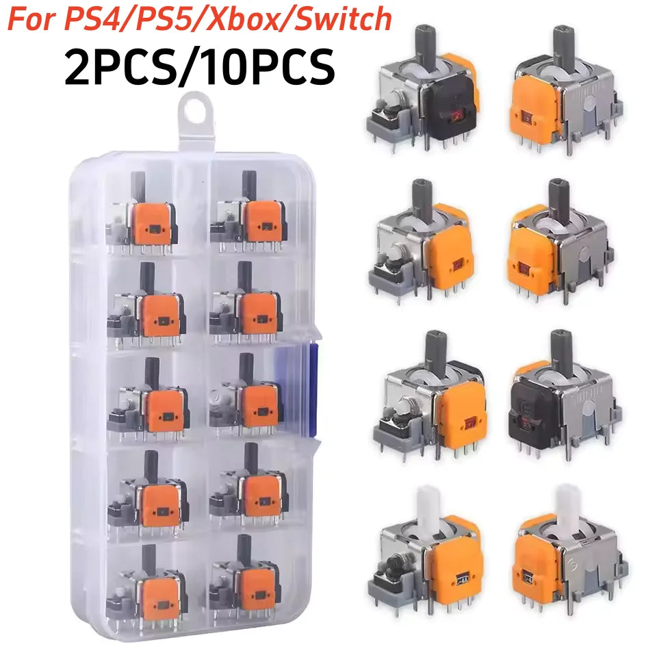 Ersatz Hall Effect Joystick 3D Analog Sensor ThumbStick für PS5/PS4/Xbox One/Switch Pro Controller Reparaturteile Zubehör Hauptbild