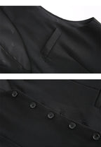 S-7XL Anzug Neu (Sakko + Weste + Hose) Koreanische Version der Slim-Fit-Arbeitskleidung Mode Business Herren Freizeit Hochzeits Gentleman-Anzug