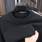 2025 Neuer Herren-Freizeitpullover Rundhals Langarm Strickpullover Rautenmuster Mode Vielseitiges Oberteil 2029