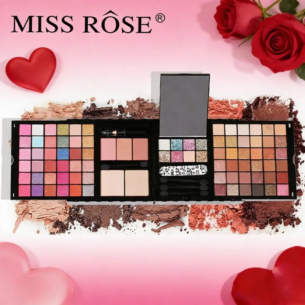 3D matt schimmernde Lidschatten-Palette Make-up multifunktionale Puderrouge Make-up-Set für Valentinstag Hauptbild