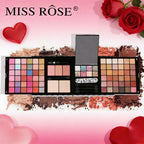 3D Matte Pearlescent Eye Shadow Plate Makeup Multi-Function Powder Blusher Makeup Set For Valentine's Day