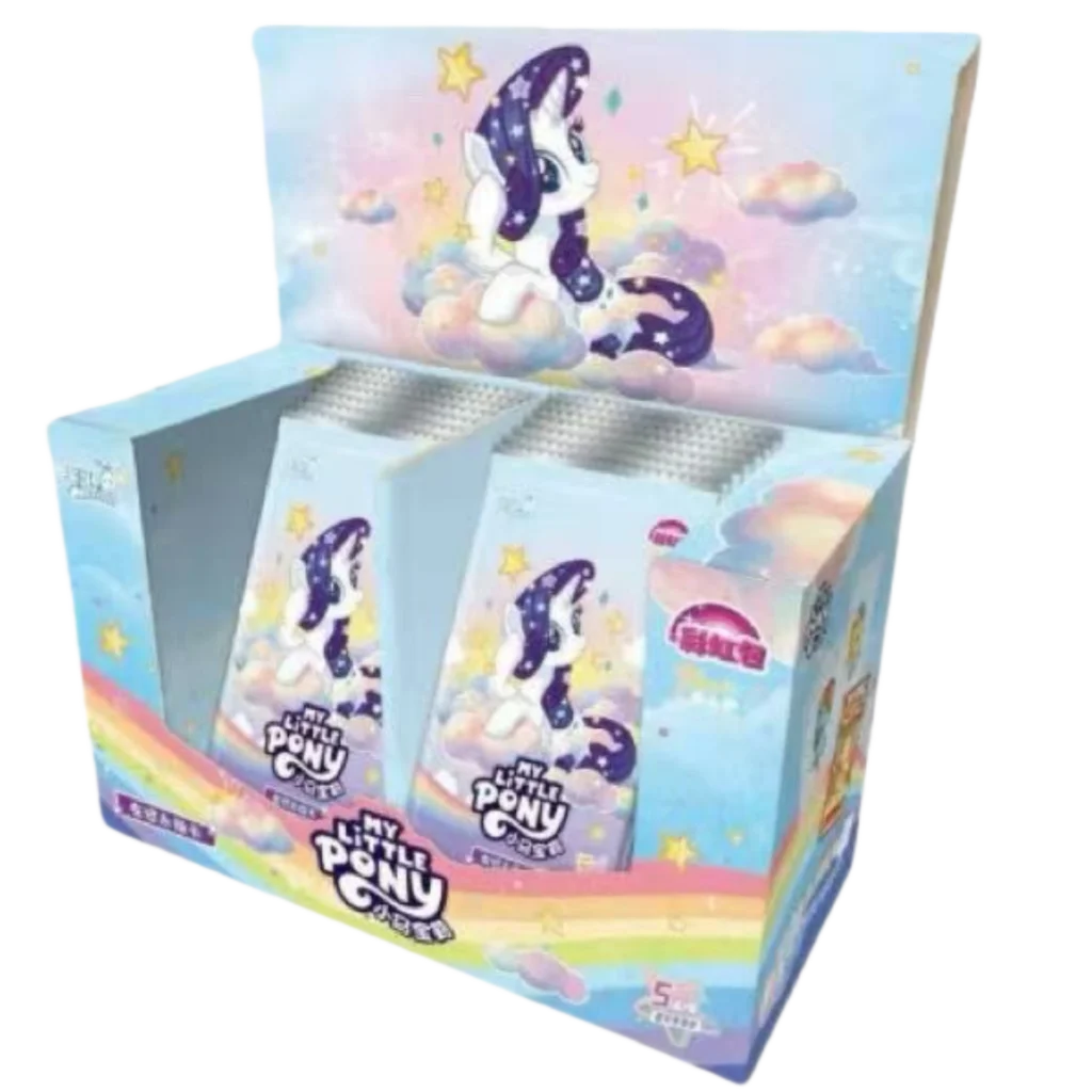 KAYOU Genuine My Little Pony Karte Freundschaft für immer Karten Star Pack Wunderschöne vergoldete Prinzessinnenkarten Sammelkarten Spielzeug Geschenke